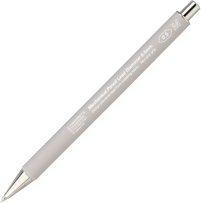 STALOGY S5014 Mechanical Pencil, Lead Diameter 0.5 mm, Gray