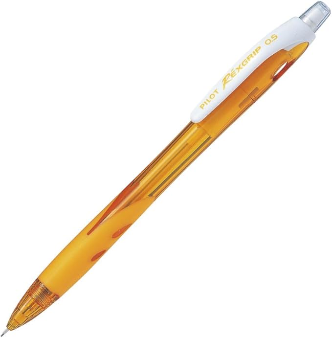 Pilot HRG100R10R Mechanical Pencil, Rex Grip, 0.5, Red, 10 Count