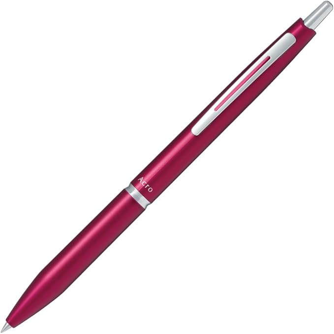 Pilot BAC-1SEF-MR Acro 1000 Oil-Based Ballpoint Pen, 0.5 mm (0.2 inches), Metallic Red
