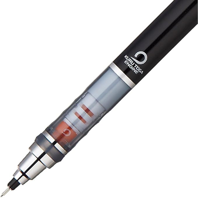 Uni Mitsubishi Mechanical Pencil Uni Kuru Toga Standard Model 0.02 inch (0.5 mm) Black