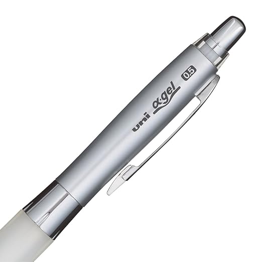 Uni Mechanical Pencil Alpha Gel Grip 0.5mm White (M5617GG1P.1)