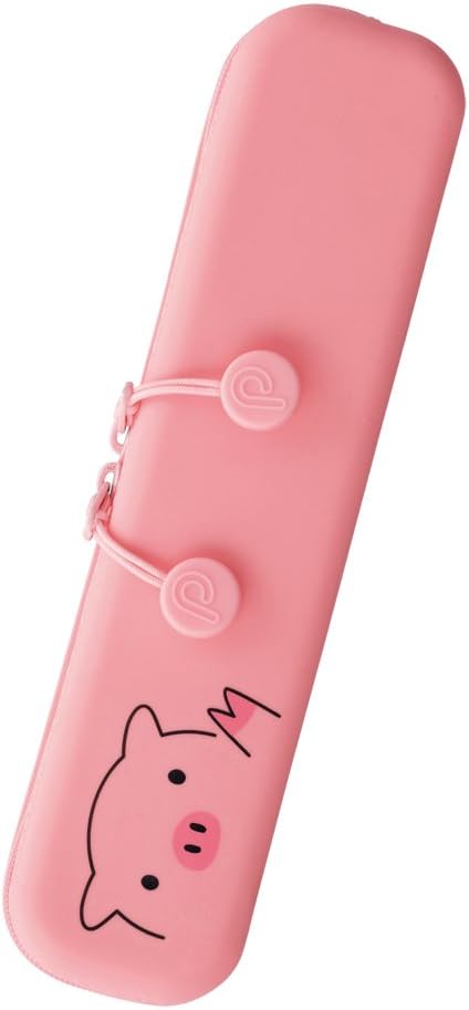 Lihit Lab Slim Zipper Pouch Punilabo Hachiwareneko A7717-4