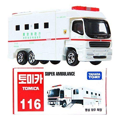 Tomica Super Ambulance 1: 64 Die Cast Scale Model No.116, Multicolor