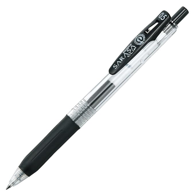 Zebra Clip 0.5mm 5 Pieces Gel Pens