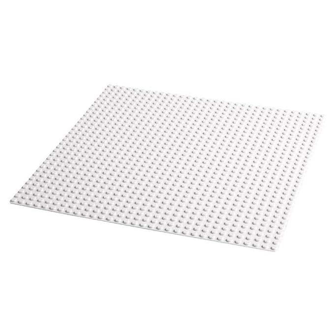 LEGO Classic White Baseplate 11026 Building Kit for Kids (1 Piece)