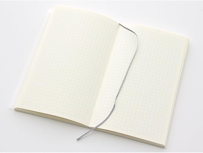 Midori 15292006 Notebook, MD Notebook, New Book, Graph Ruled + Notebook Cover