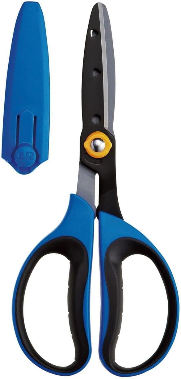Kutsuwa SS166BL Scissors School Craft Scissors Blue