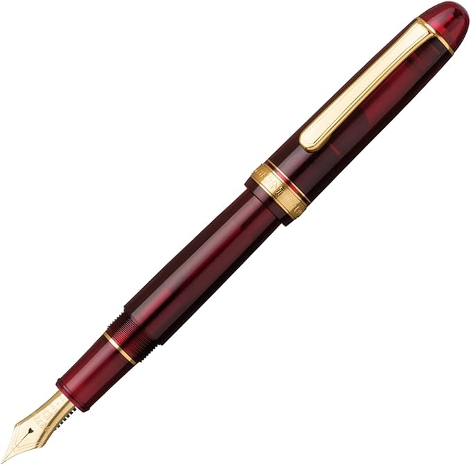 Platinum 3776 Century Black Fountain Pen-PNB10000, Broad Nib