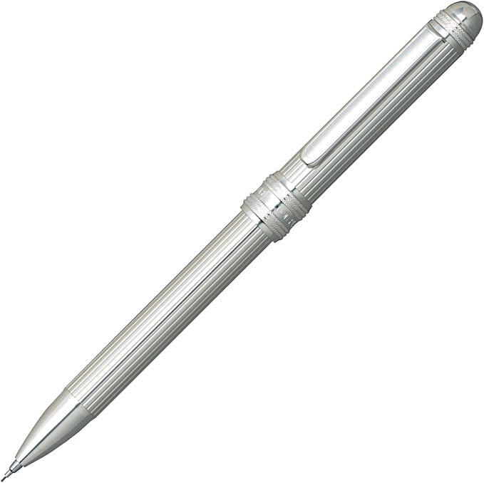Platinum Fountain Pen, Double 3 Action Sterling Silver Cow MWB-10000SA#4 Multifunction Pen (cow)