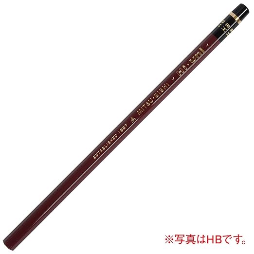 Uni Hi-Uni Wooden Pencil - B - Box of 12 (HUB)