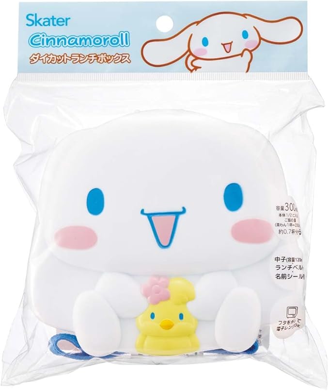 Skater LBD2-A Die-Cut Lunch Box, 10.1 fl oz (300 ml), 1 Tier, Die-Cut, Children's Bento Box, Kindergarten, Nursery, Sanrio, Scenamoroll, 1 Tier,