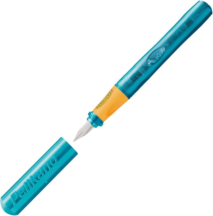 Pelikan Fountain Pen for Left Handed People A Turquoise Pelikano Jr L Official Import