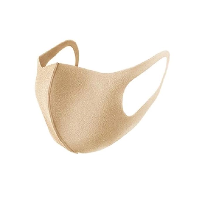Pitta mask Small Teak 3 Pieces Soft Beige-White Light Gray Each Color 1 Pieces