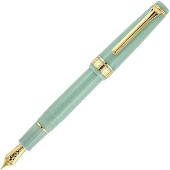 Sailor Fountain Pen, Four Seasons Loom, Fairy-free, Woven Crane, Medium Point, 11-1227-304 (Blue)