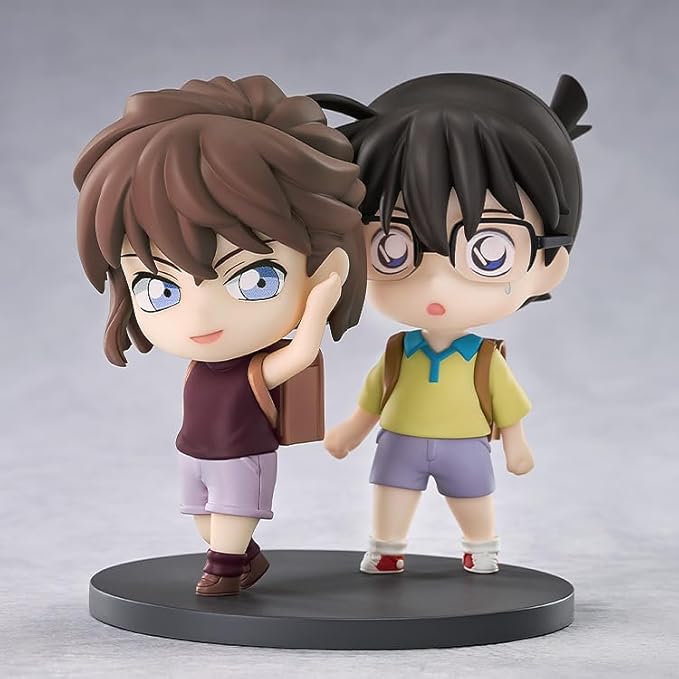 GOOD SMILE Qset+ Detective Conan Edogawa & Ai Haibara, Non-scale, Plastic, Painted Finished Product