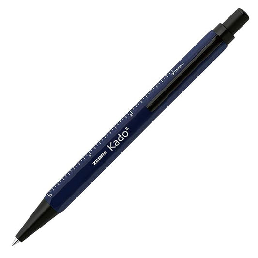 Zebra Emulsion Ballpoint Pen "Kadokado" 0.7mm, Navy Body (BA104-NV)