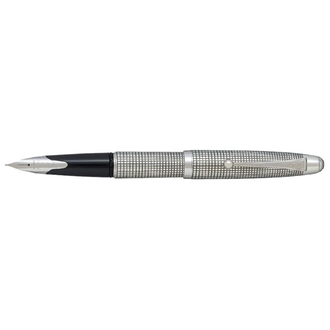 Pilot Sterling Silver 925 Ishigaki Stone Pattern 18Kt Fountain Pen Fine Nib