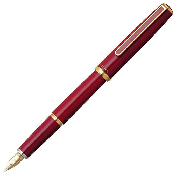 Platinum Vicho Fountain Pen Red Medium Nib-PTL 5000A70M