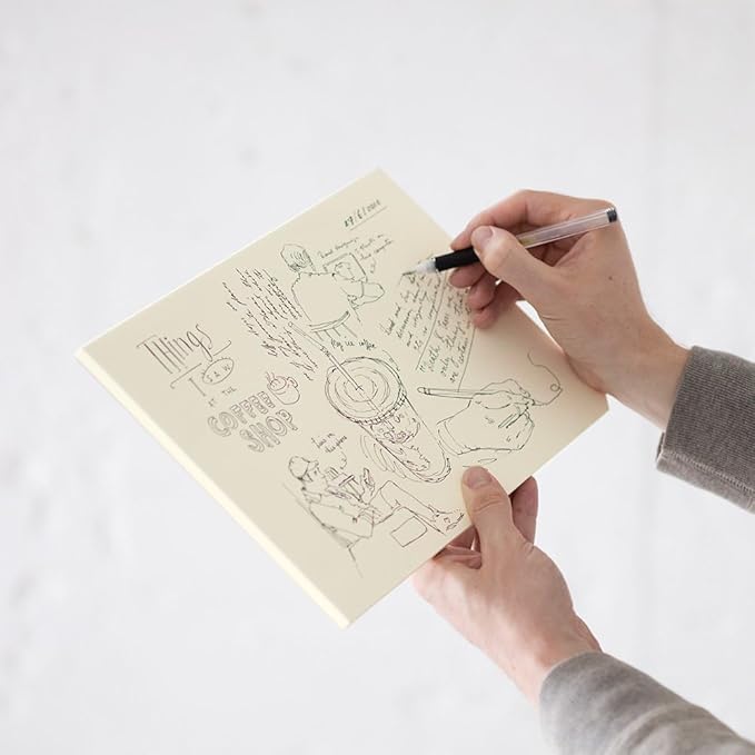 Midori 15236006 Memo MD Paper Pad, A4, Unruled
