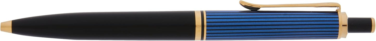 Pelikan K400 Ballpoint Pen, Blue Stripe, Oil-based, Genuine Import