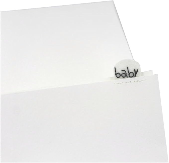 Midori 25086006 PC Gold Seal 086 Baby Shower Gift, White