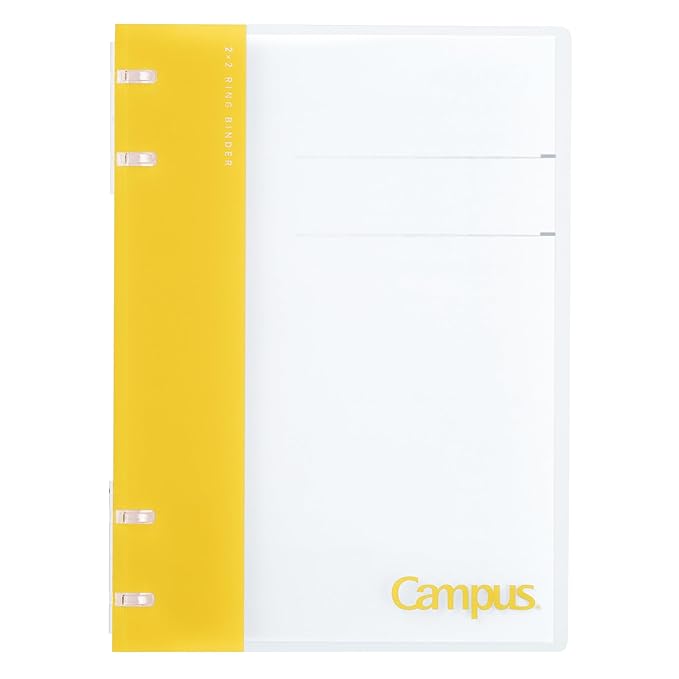 Kokuyo Loose Leaf Binder A5 Campus Notebook Binder 2x2 Ring Pink Le-NP134P