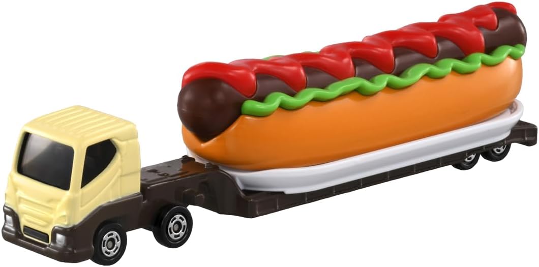 Takara Tomy Tomica Long Type Tomica No. 146 Hot Dog Car, Mini Toy Car, Ages 3 and Up