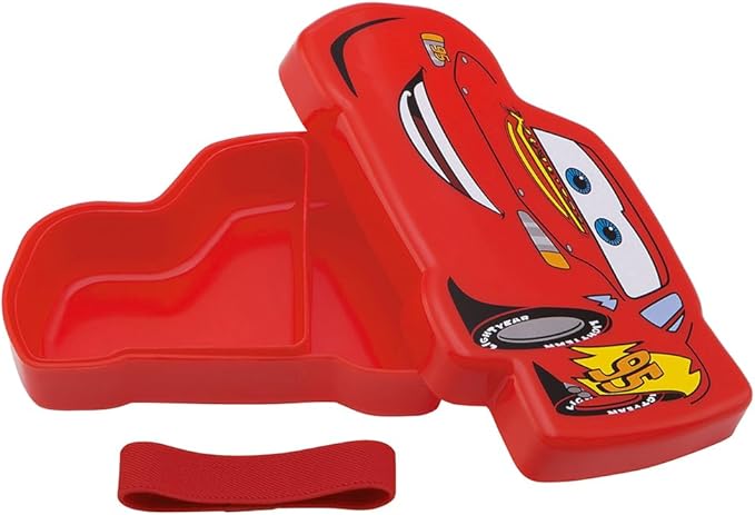 Skater LBD2-A Die Cut Lunch Box, 9.5 fl oz (280 ml), Disney Cars