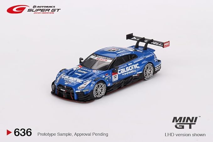 MINI GT 1/64 Nissan GT-R Nismo GT500 SUPER GT Series 2021#12 Team Impul Right Handle, Japan Limited Finished Product