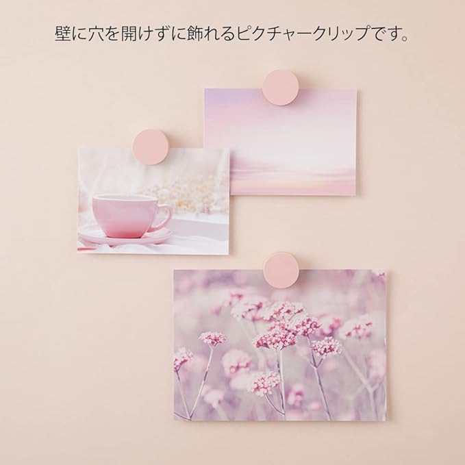 Midori 35495006 DESIGNPHIL , Picture Clip, Wood, Pink