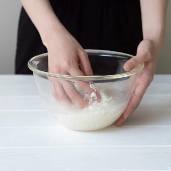 HARIO MXP-2200 Mixing Bowl, Heat Resistant Glass, 74.4 fl oz (2,200 ml), Multi Ball, Made in Japan