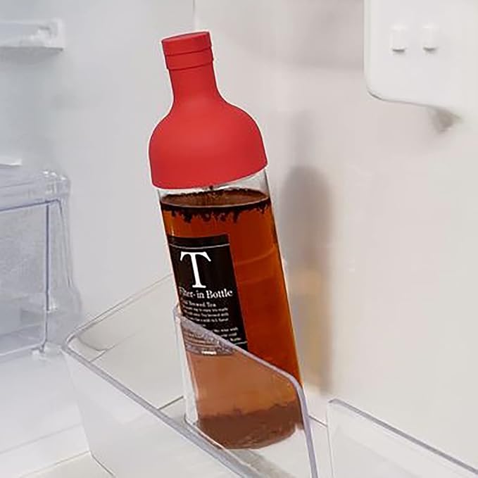 Hario Filter-In Cold Brew Tea Bottle, 750ml, Red