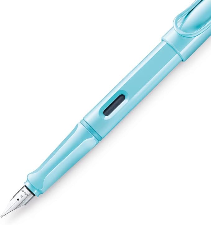 LAMY LD1AS-EF Fountain Pen, Extra Fine Point, Safari, Aqua Sky