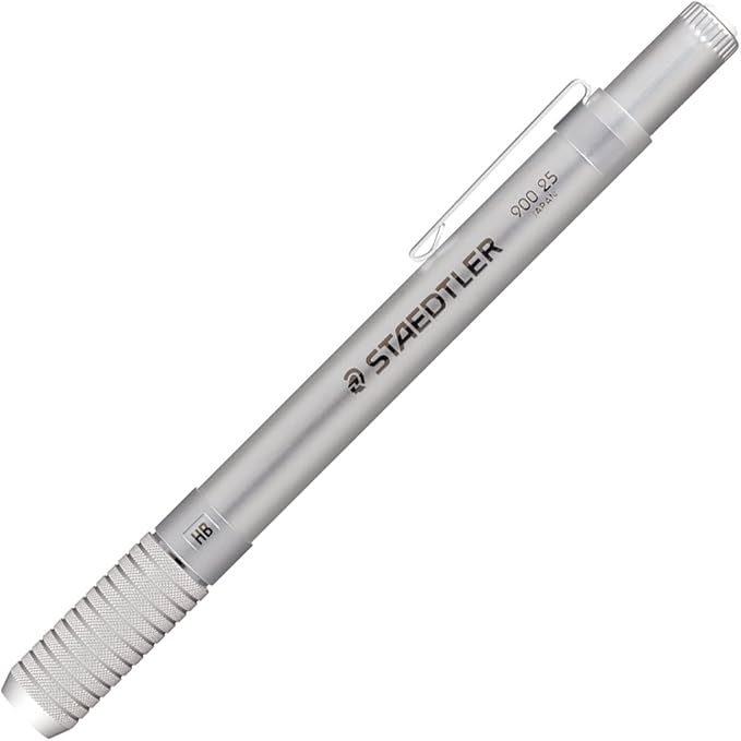 Staedtler Pencil Holder, Auxiliary Shaft, Aluminum, Silver, 900 25