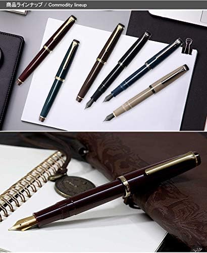 Sailor Fountain Pen, SAILOR Fountain Pen, Lecre, Iron Blue, MF Medium Point, 11-0332-340