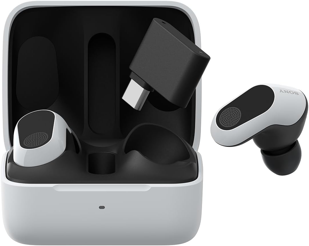 Sony Gaming Earphones, INZONE Buds: WF-G700N Fnatic Supervision, Fully Wireless, Low Latency 2.4 GHz Wireless Connection, USB Type-C Transceiver Included, LE Audio Compatible, Active Noise Canceling