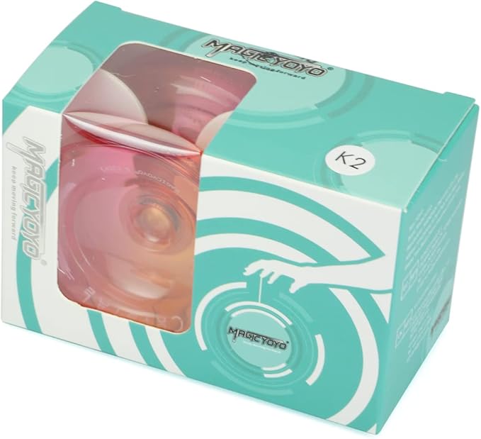 Spin Gear Crystal Yoyo Bind Beginner Intermediate Model (Orange x Pink Fade)