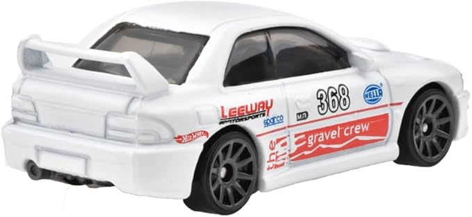 Hot Wheels HXR30 Basic Car '98 Subaru Impreza 22B-STi Version Vehicle Toy Mini Car 3 Years Old White