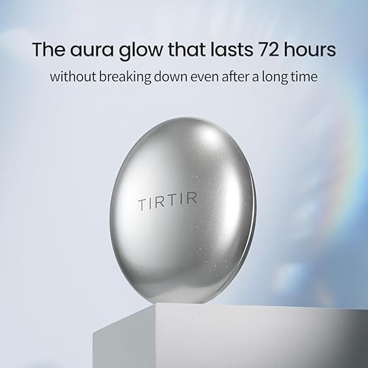TIRTIR Mask Fit Cushion, 3 Types: Red/All Cover/Mask Fit) (AURA 23N, 18 grams)