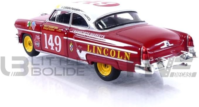 MINI GT 1/64 Lincoln Capri Carrera Panamericana Class 1954 Winner #149 Left Handle Finished