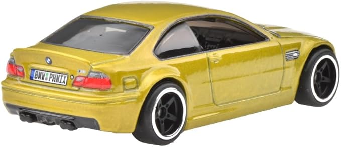 Hot Wheels HRT80 Boulevard BMW M3 Vehicle Toy Mini Car 3 Years Old Yellow