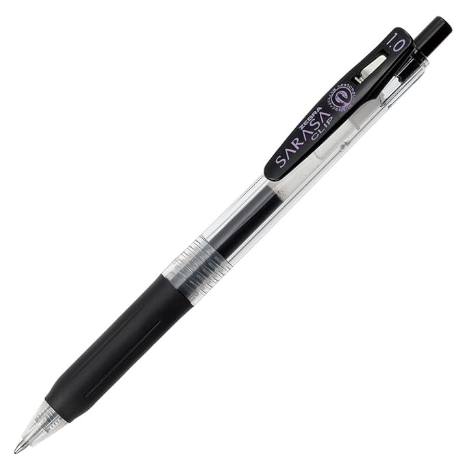 Zebra Sarasa Clip 1.0mm Black P-JJE15-BK5 (5-Pen-Pack)