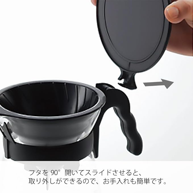 HARIO VDIR-02-B Coffee Dripper Server V60 Drip In Coffee Hand Drip Pot for 2 People