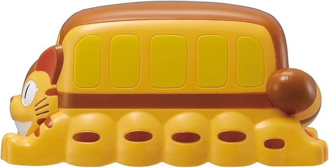 Skater Bus-Shaped Lunch Case with Lunch Belt, My Neighbor Totoro, Cat Bus, Ghibli Design (DLB6)