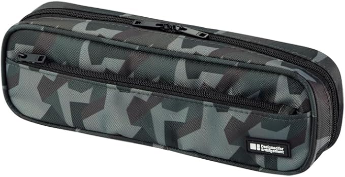 Lihit Lab A7552-24 Pen Case, 2-Way Type, Black