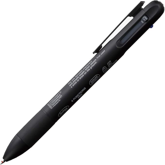 Nitoms STALOGY Multi-Function Pen 4 Functions Pen 0.5 Black S5701