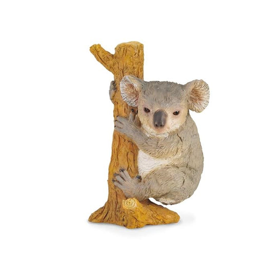 Collecta Wildlife Koala Bear Climbing a Tree Toy Figure - Authentic Hand Painted Model