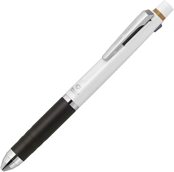 Zebra Multifunctional Item Delguard+2C, 2 Color 0.7mm Emulsion Ink Multi Bollpoint Pen + 0.5mm Pencil, Blue Body (P-B2SA85-BL)
