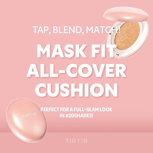 TIRTIR Mask Fit Mini Cushion Mask Fit Mini Cushion, Main Unit, 0.2 oz (4.5 g) (ALL COVER 17C)