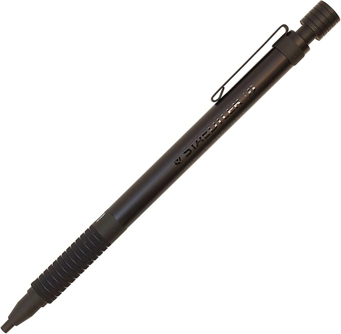 Staedtler 35-20B Mechanical Pencil, 0.08 inch (2 mm), All Black